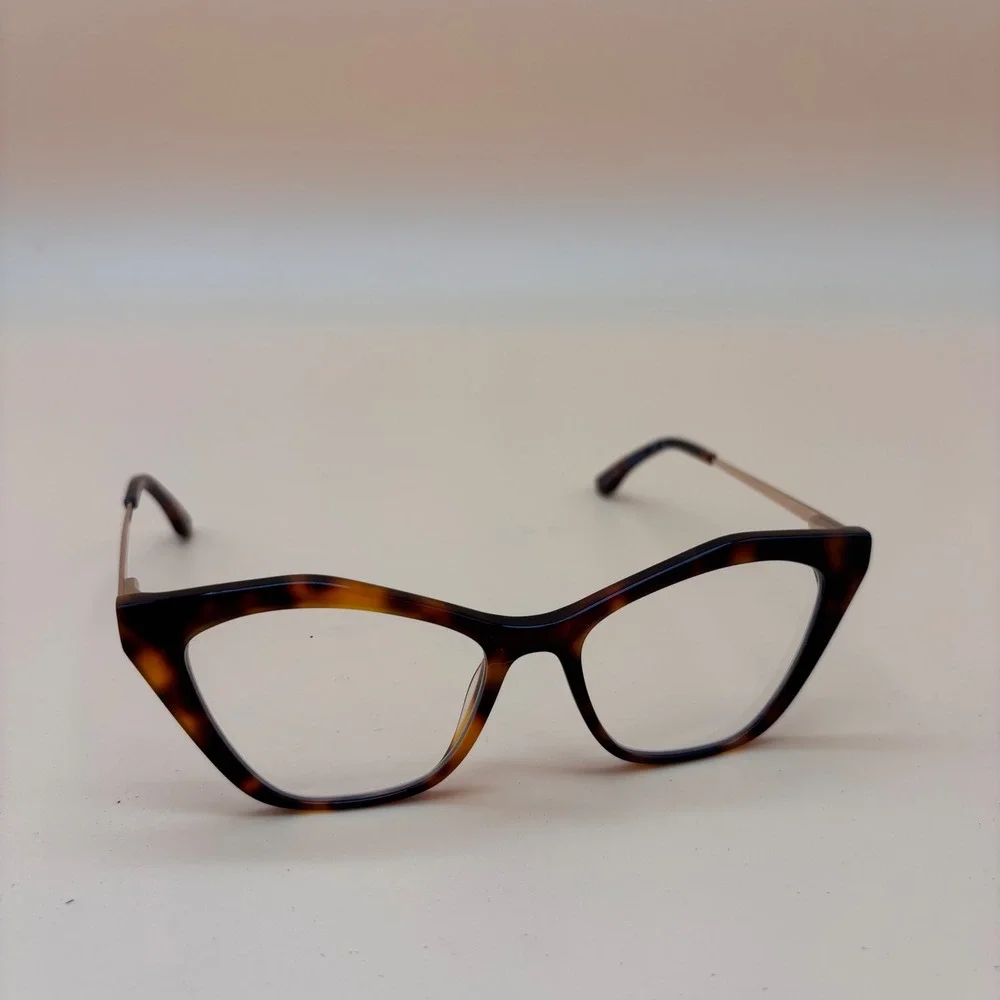 EyebuyDirect Tiffany C1 Tortoise Cat Eye Glasses Frames Women Gold 51-16-140